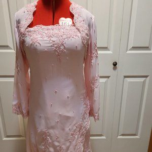 Beaded Dress with Jacket